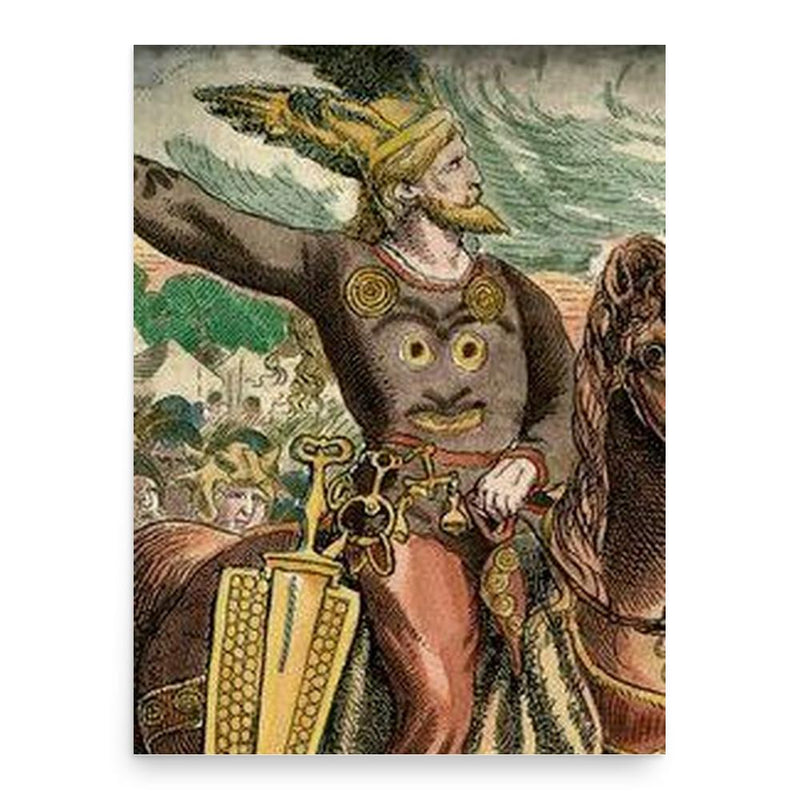 Ariovistus poster print, in size 18x24 inches.