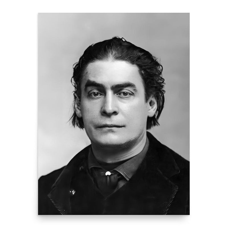 Aristide Bruant poster print, in size 18x24 inches.