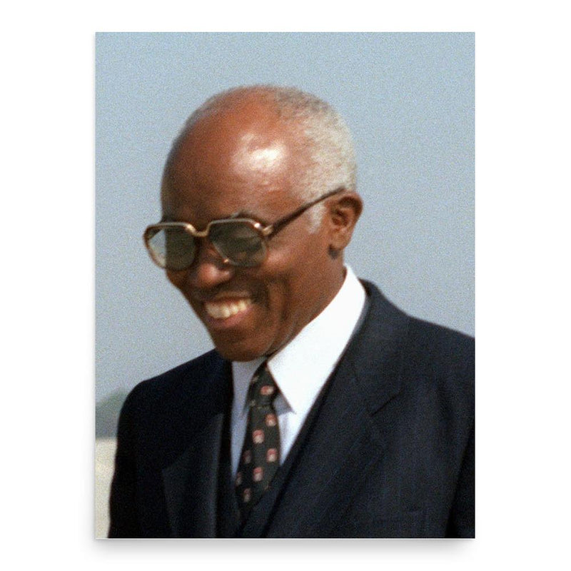 Aristides Pereira poster print, in size 18x24 inches.