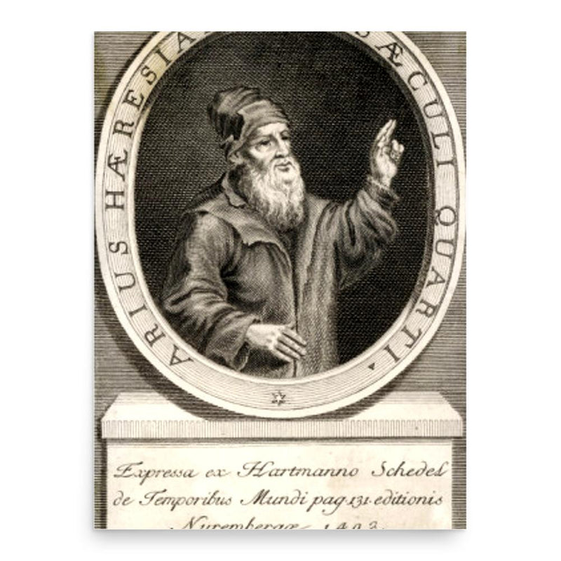 Arius poster print, in size 18x24 inches.