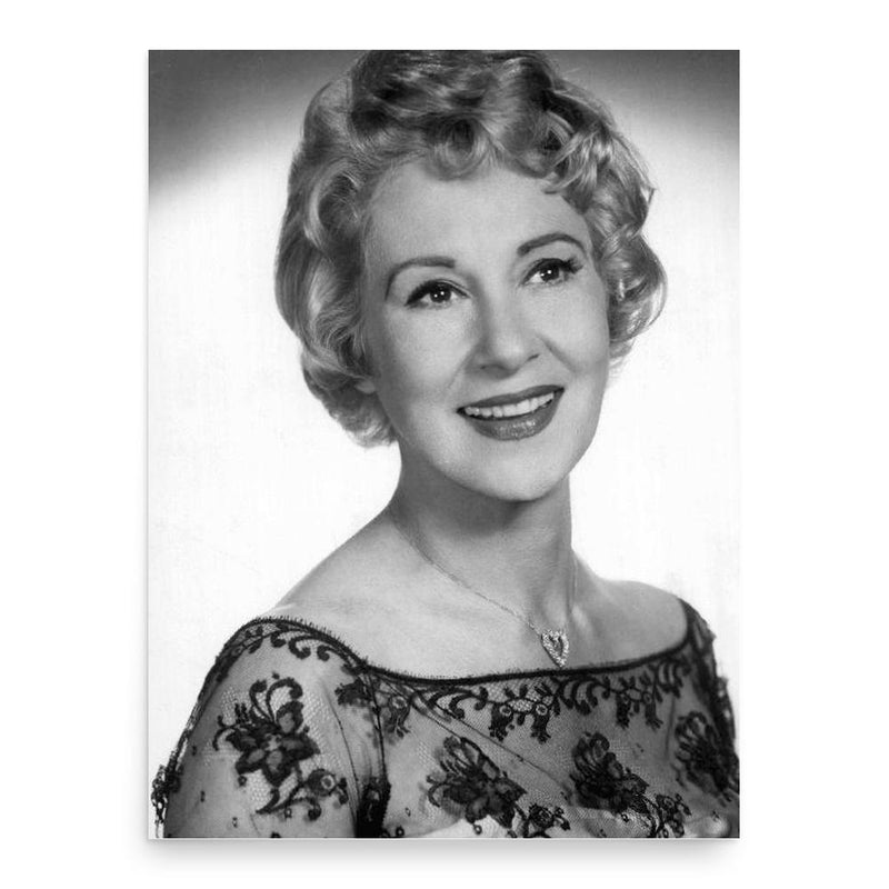 Arlene Francis poster print, in size 18x24 inches.