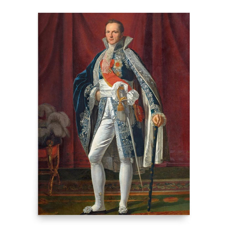 Armand-Augustin-Louis de Caulaincourt poster print, in size 18x24 inches.