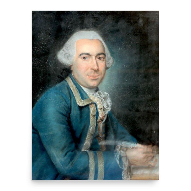 Armand-Louis Couperin poster print, in size 18x24 inches.