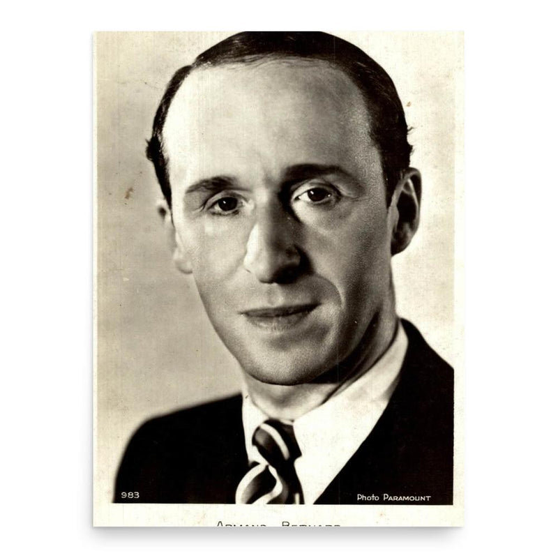 Armand Bernard poster print, in size 18x24 inches.