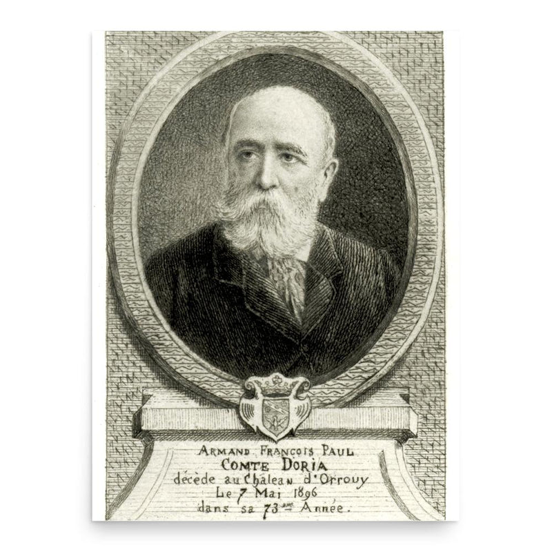 Armand Doria poster print, in size 18x24 inches.