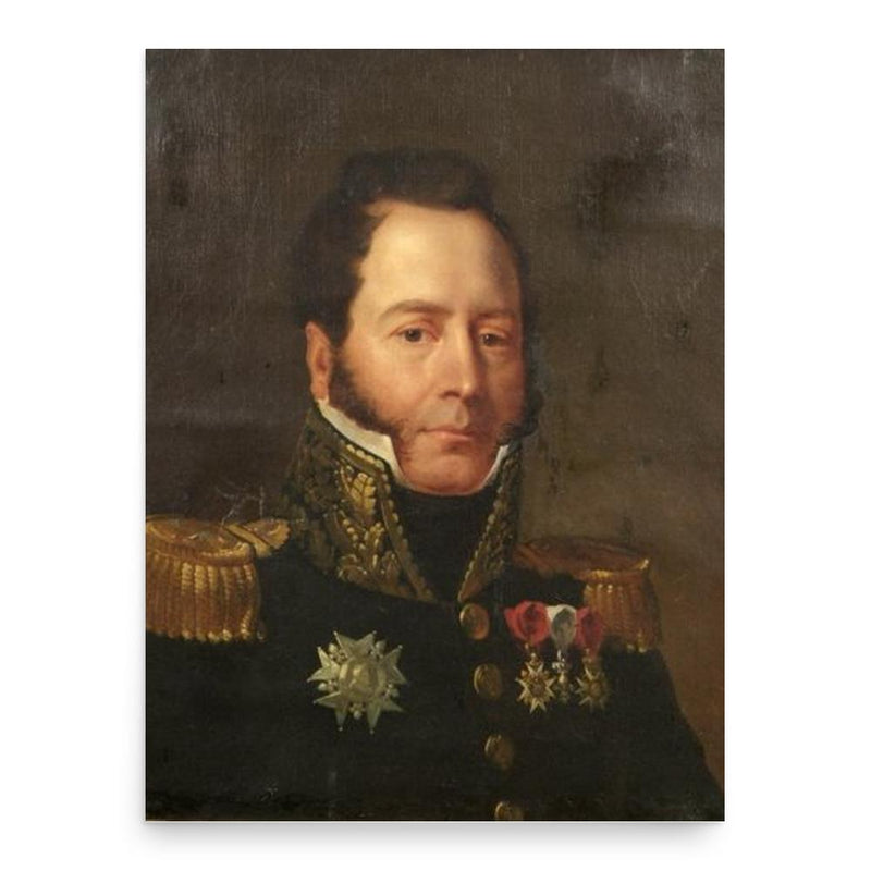 Armand Lebrun de La Houssaye poster print, in size 18x24 inches.