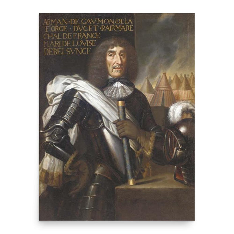 Armand Nompar de Caumont poster print, in size 18x24 inches.