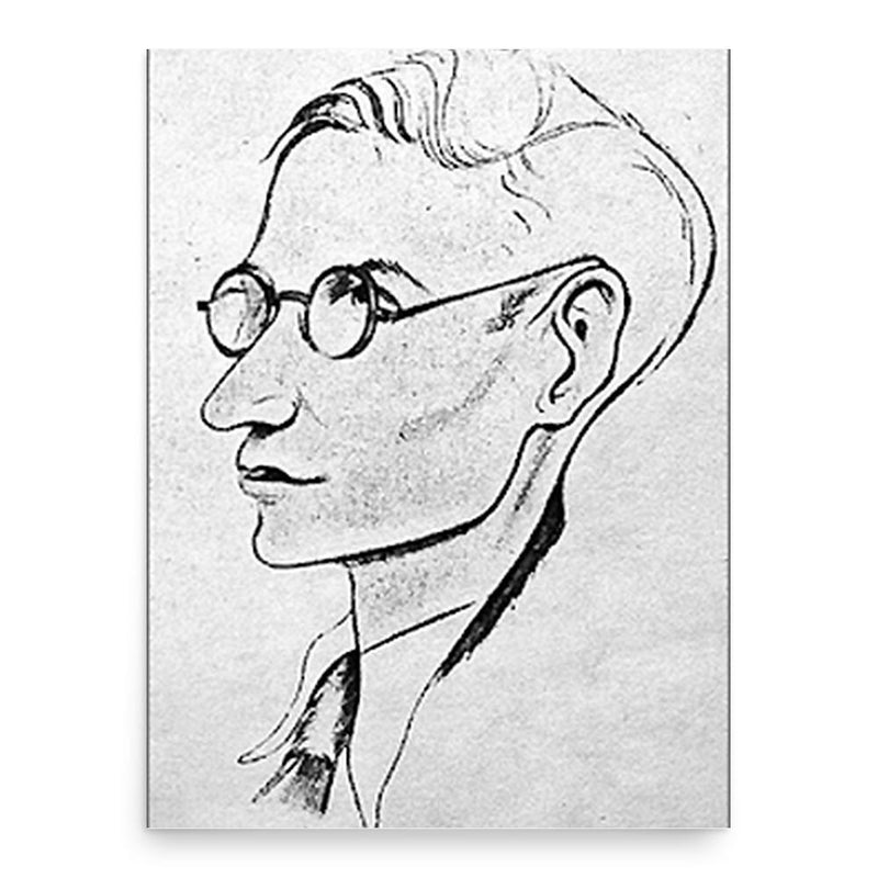 Armand Robin poster print, in size 18x24 inches.