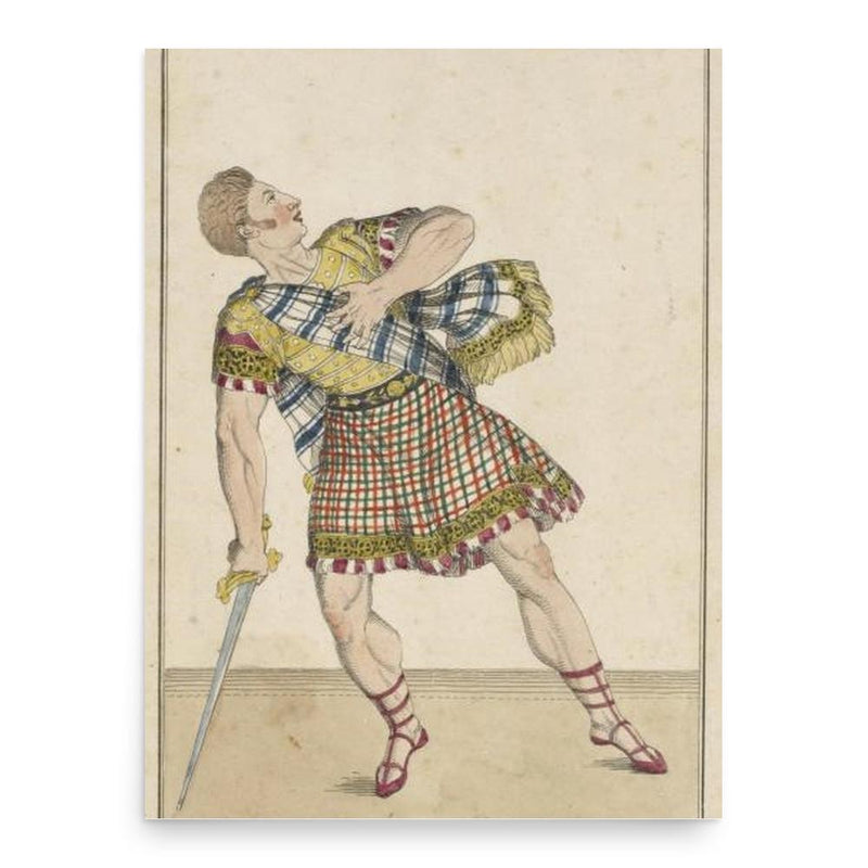 Armand Vestris poster print, in size 18x24 inches.