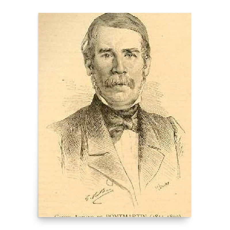 Armand de Pontmartin poster print, in size 18x24 inches.