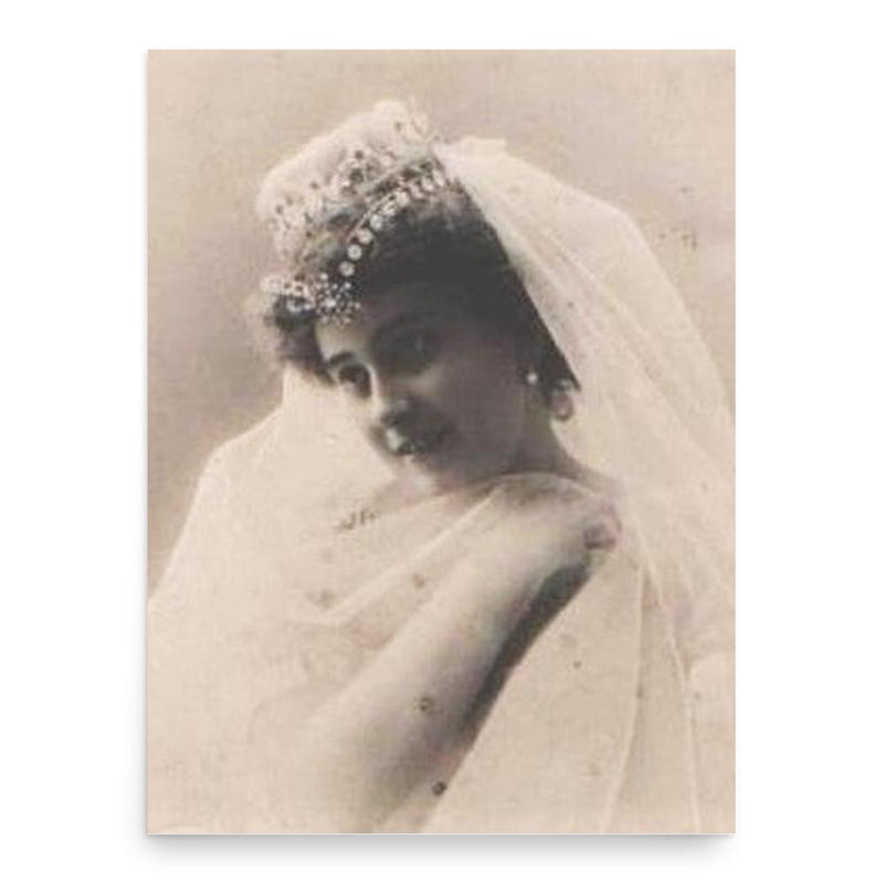 Armanda Degli Abbati poster print, in size 18x24 inches.