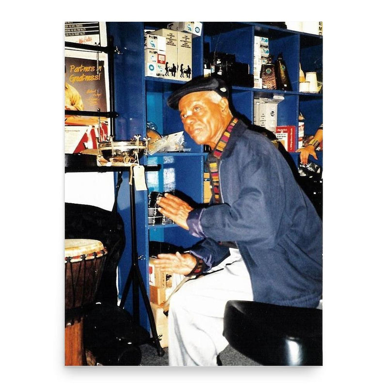 Armando Peraza poster print, in size 18x24 inches.