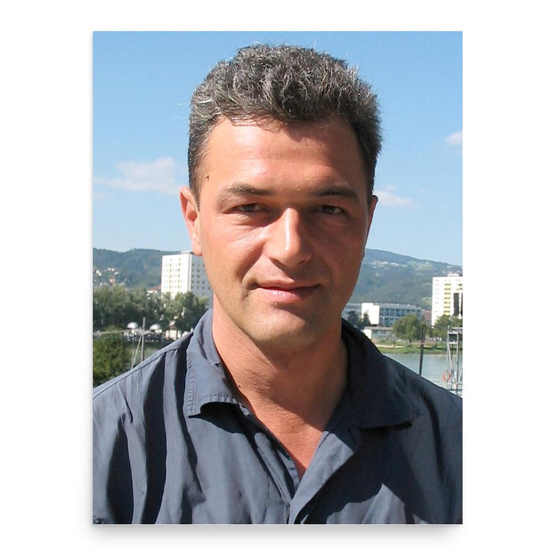 Armin Medosch poster print, in size 18x24 inches.