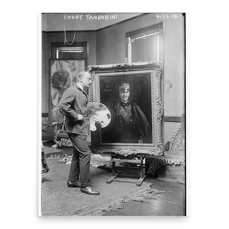 Arnaldo Casella Tamburini poster print, in size 18x24 inches.