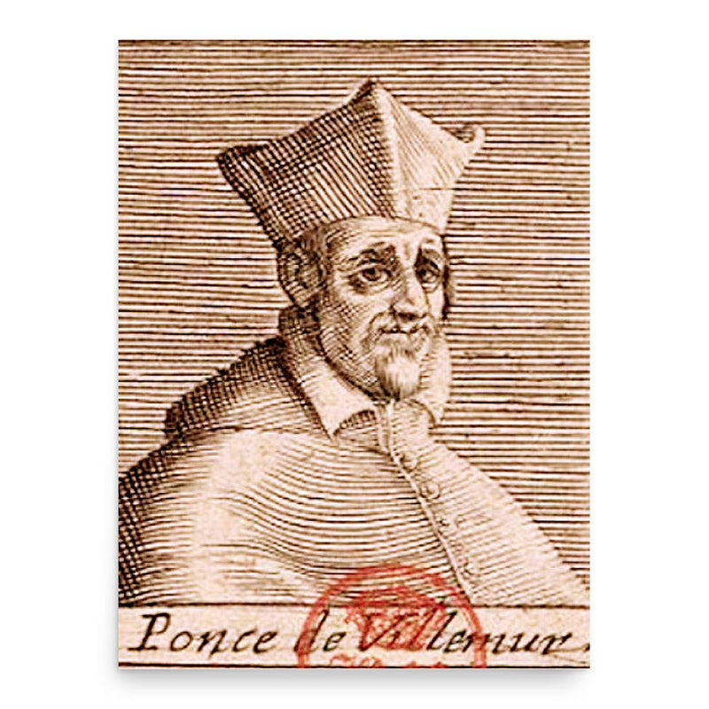 Arnaud de Villemur poster print, in size 18x24 inches.