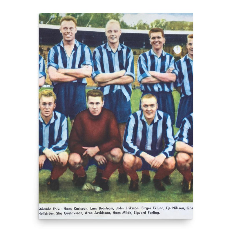 Arne Arvidsson poster print, in size 18x24 inches.