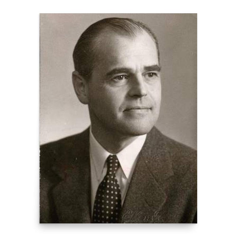 Arne Beurling poster print, in size 18x24 inches.