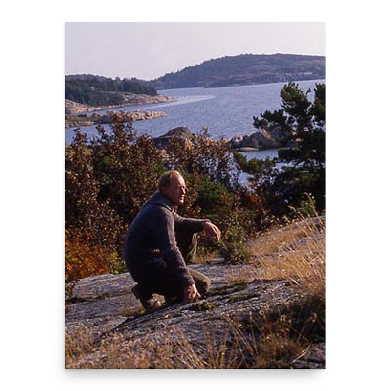 Arne Blomberg poster print, in size 18x24 inches.