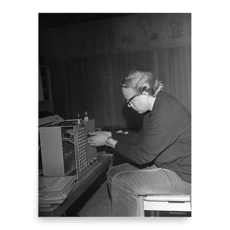 Arne Nordheim poster print, in size 18x24 inches.