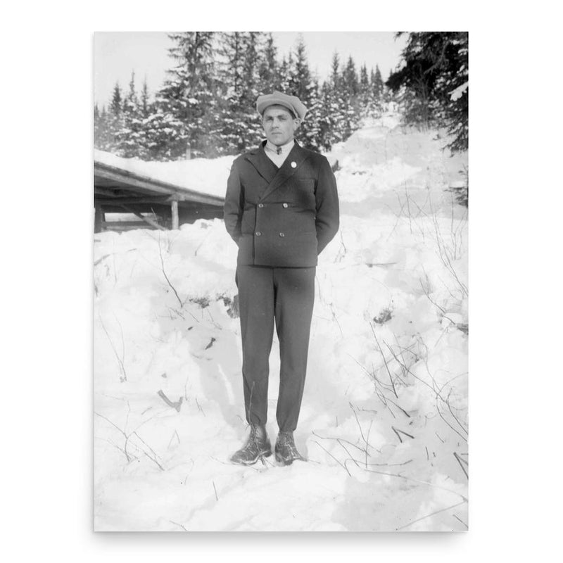 Arne Rustadstuen poster print, in size 18x24 inches.