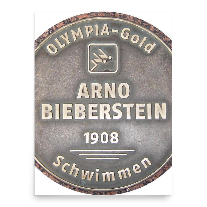 Arno Bieberstein poster print, in size 18x24 inches.