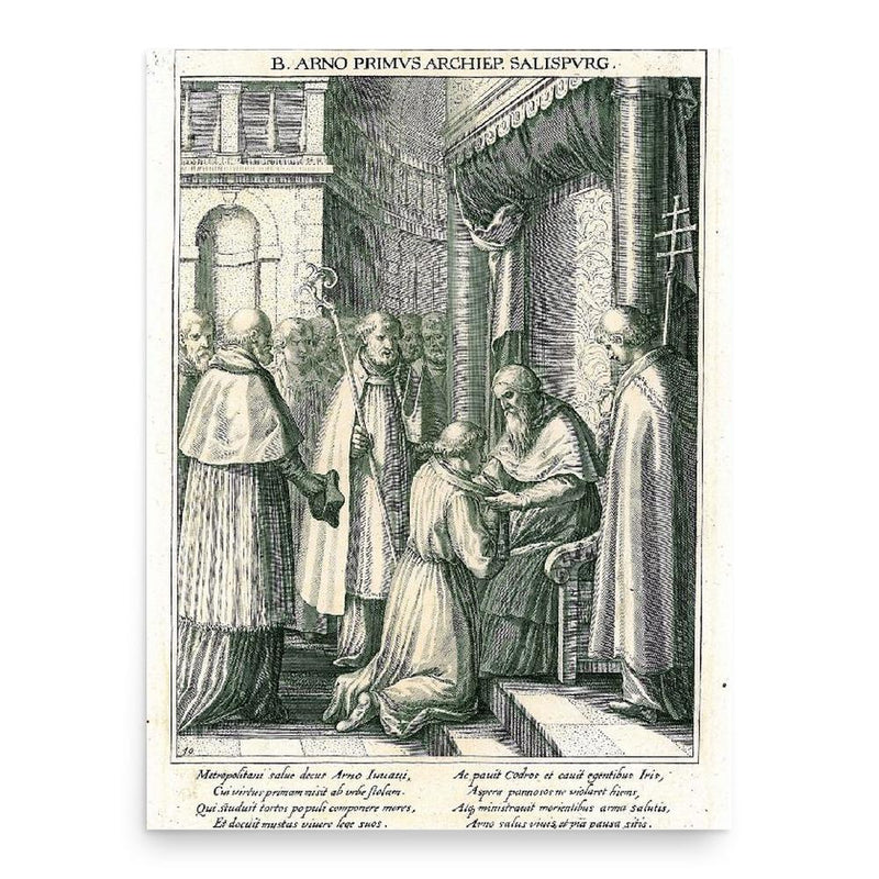 Arno of Salzburg poster print, in size 18x24 inches.