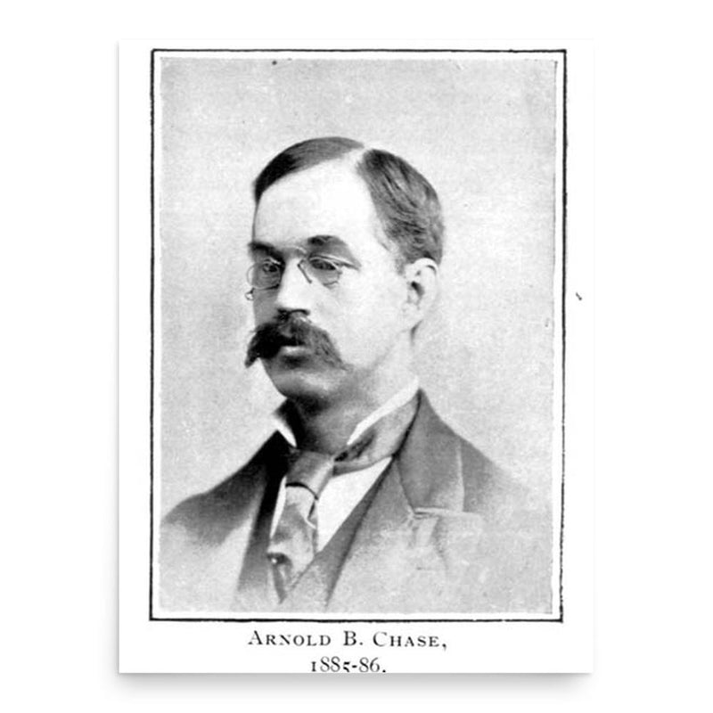 Arnold Buffum Chace poster print, in size 18x24 inches.