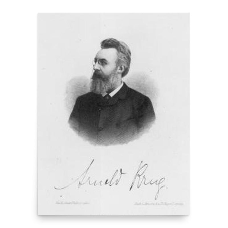 Arnold Krug poster print, in size 18x24 inches.