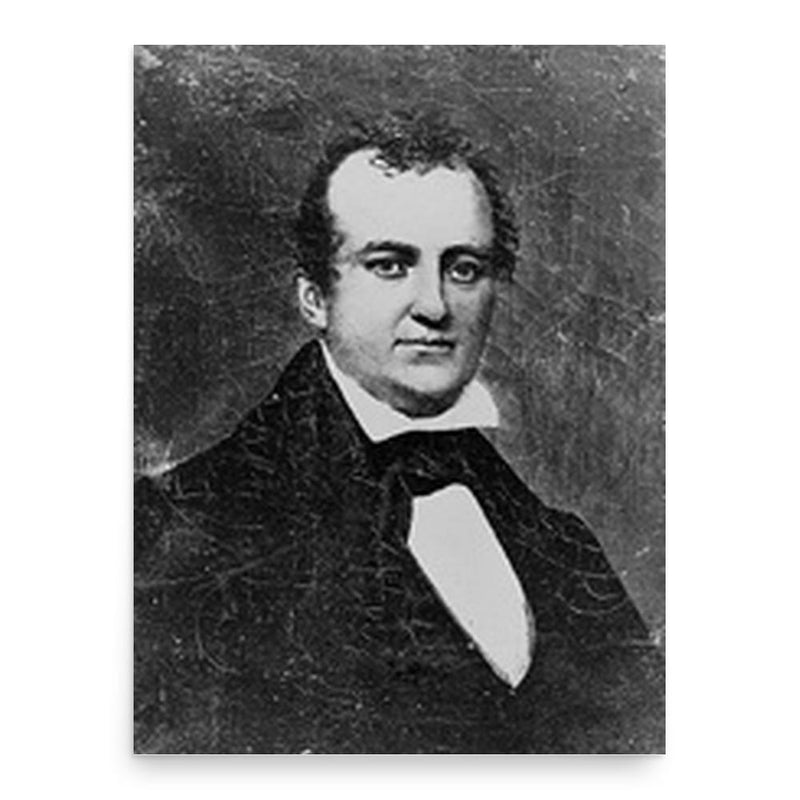 Arnold Naudain poster print, in size 18x24 inches.