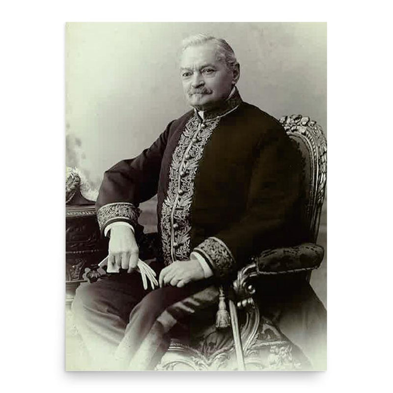 Arnold Otto Aepli poster print, in size 18x24 inches.