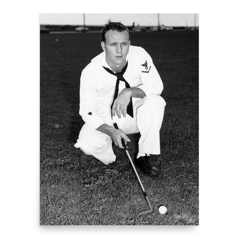 Arnold Palmer poster print, in size 18x24 inches.