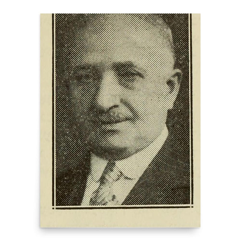 Arnold Perlmutter poster print, in size 18x24 inches.