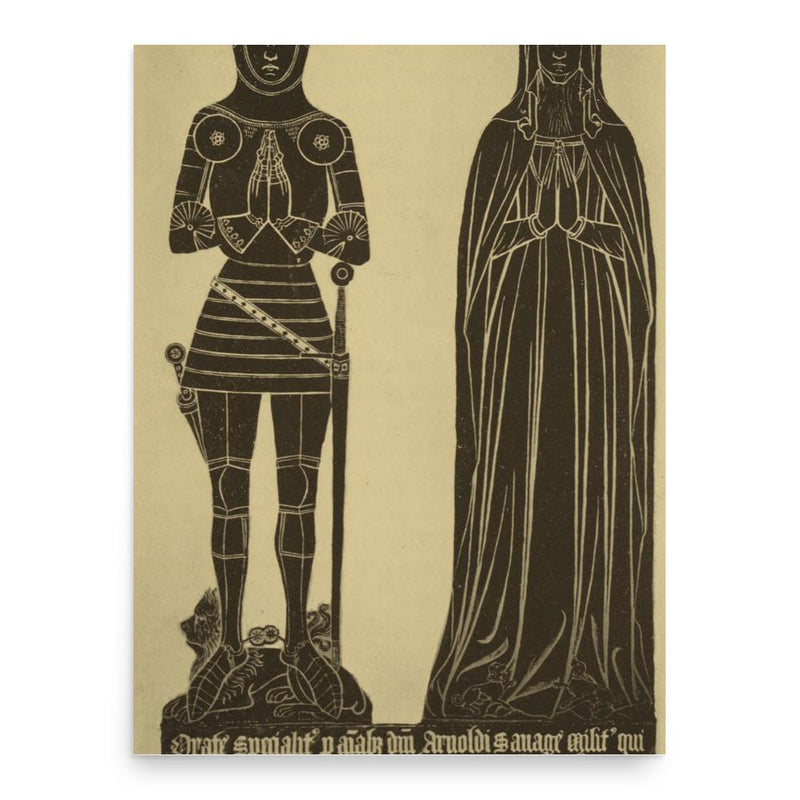 Arnold Savage poster print, in size 18x24 inches.