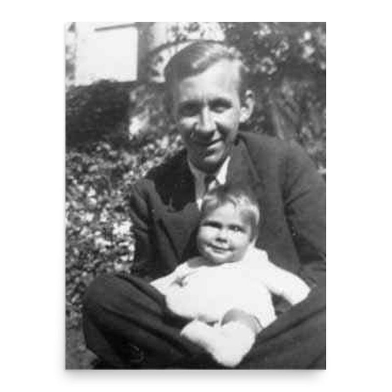 Arnold Scholz poster print, in size 18x24 inches.