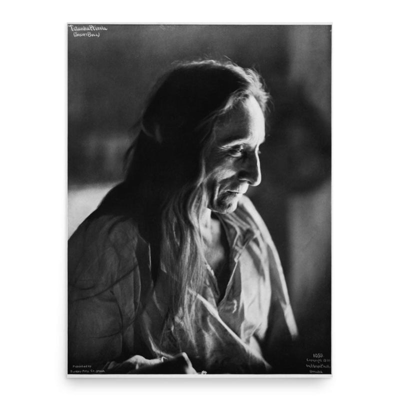 Arnold Short Bull poster print, in size 18x24 inches.