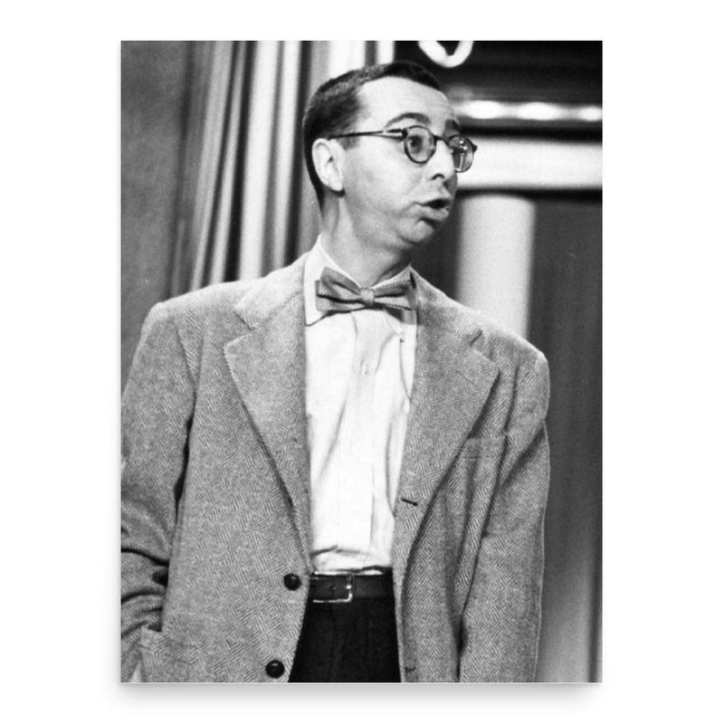 Arnold Stang poster print, in size 18x24 inches.