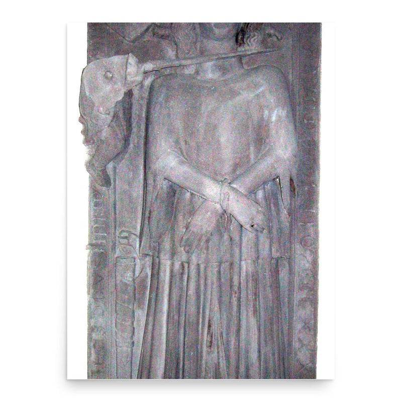 Arnold von Uissigheim poster print, in size 18x24 inches.