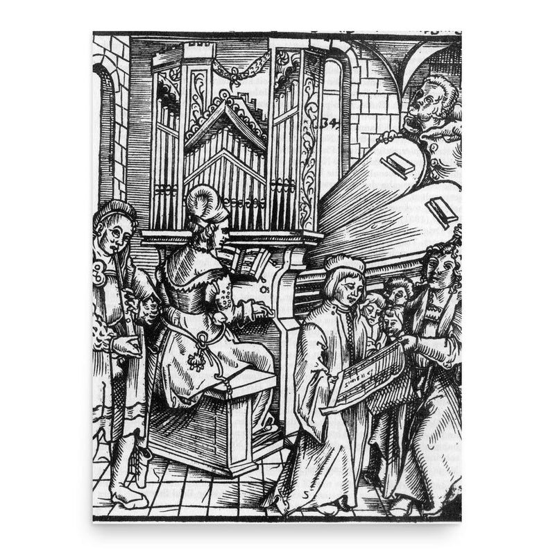 Arnolt Schlick poster print, in size 18x24 inches.