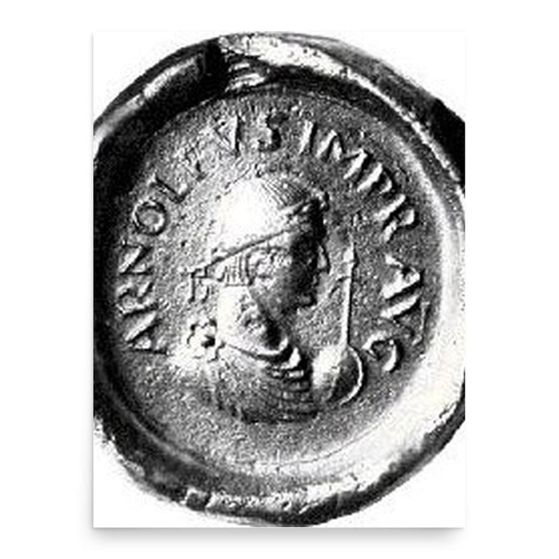 Arnulf of Carinthia poster print, in size 18x24 inches.