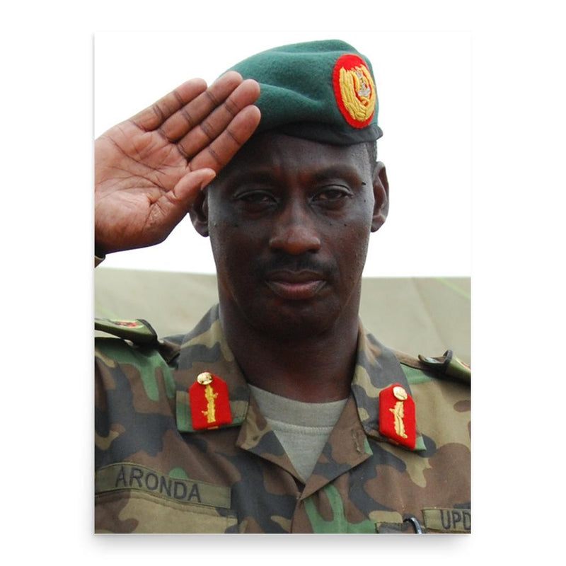 Aronda Nyakairima poster print, in size 18x24 inches.