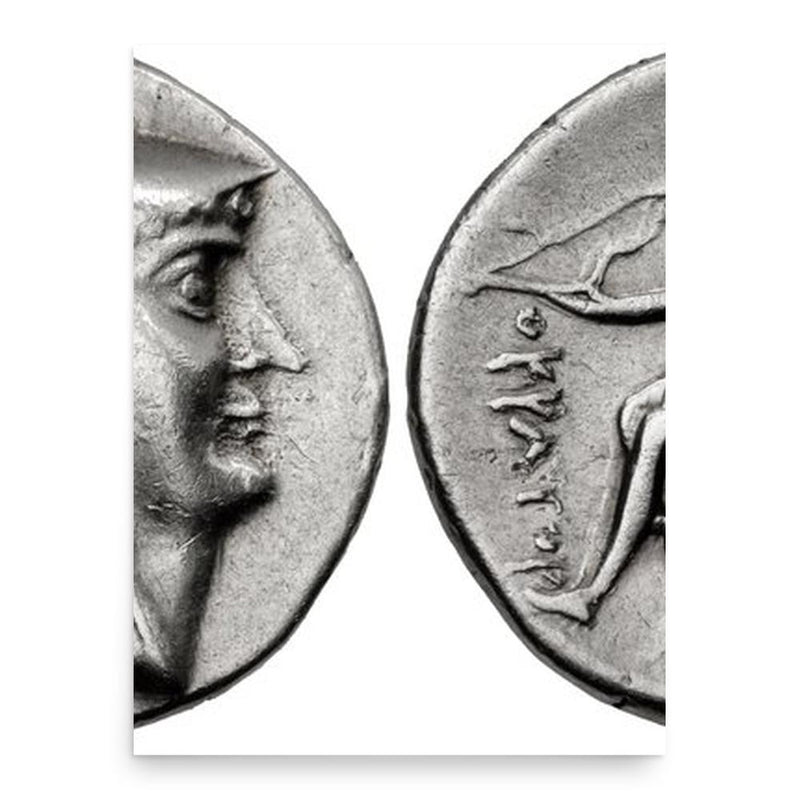 Arsaces I of Parthia poster print, in size 18x24 inches.