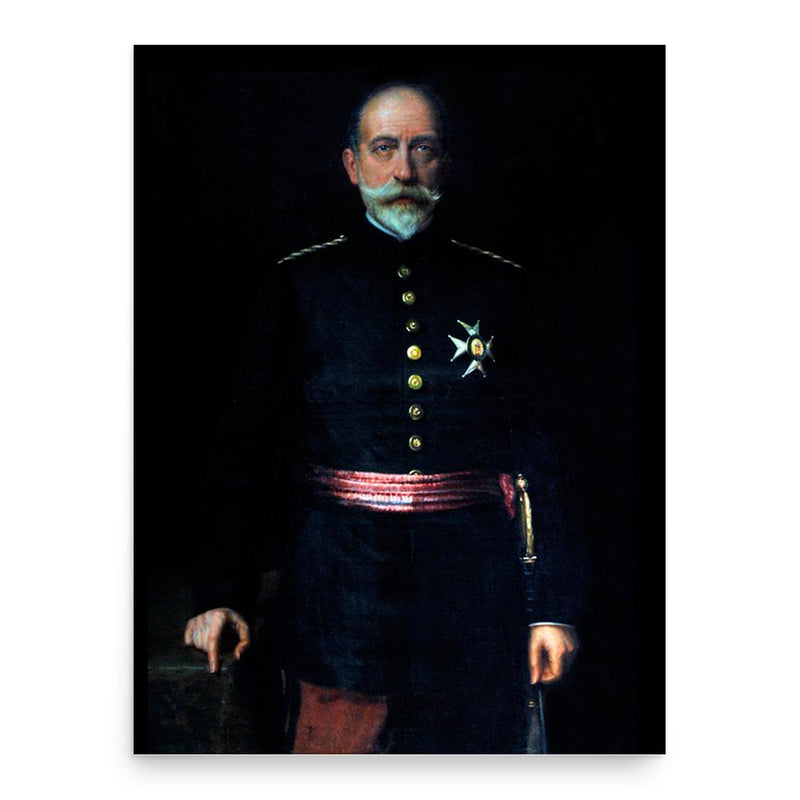 Arsenio Linares y Pombo poster print, in size 18x24 inches.