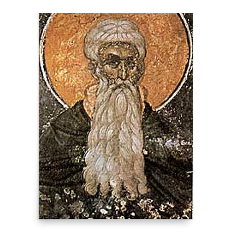 Arsenius the Great poster print, in size 18x24 inches.