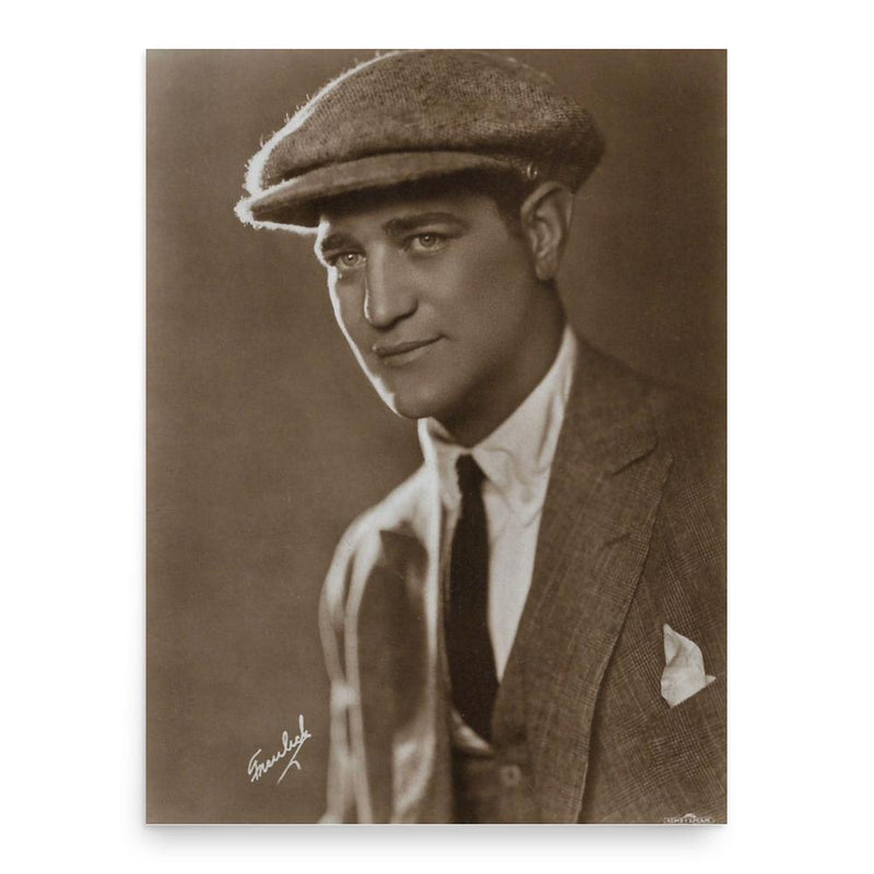 Art Acord poster print, in size 18x24 inches.