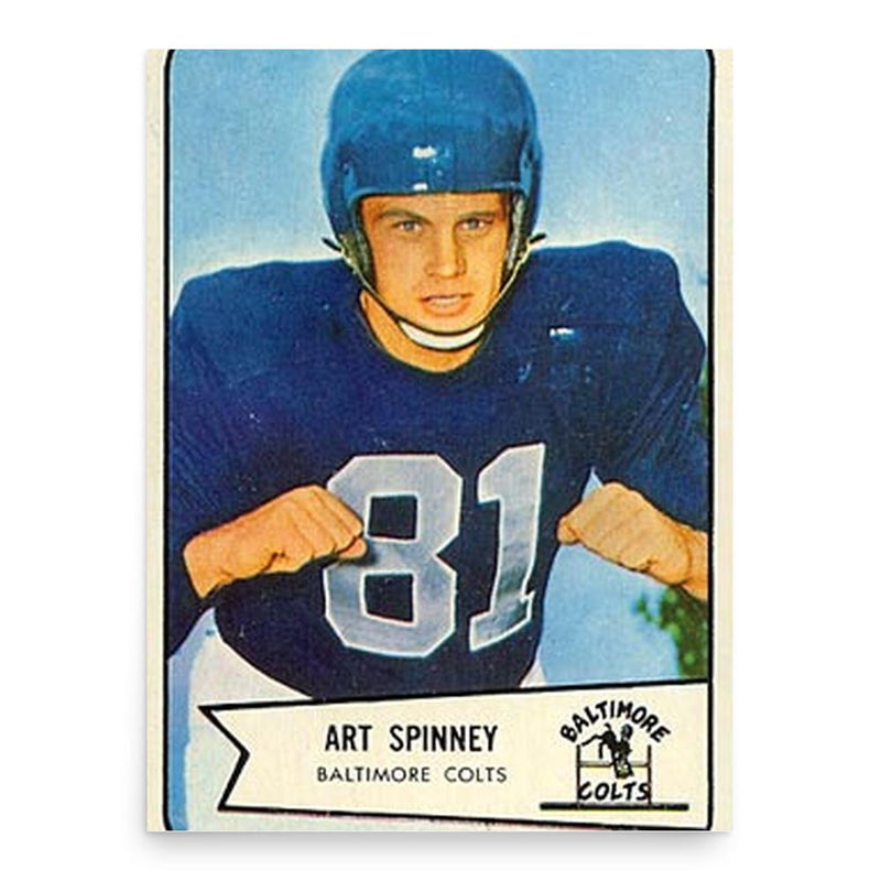 Art Spinney poster print, in size 18x24 inches.