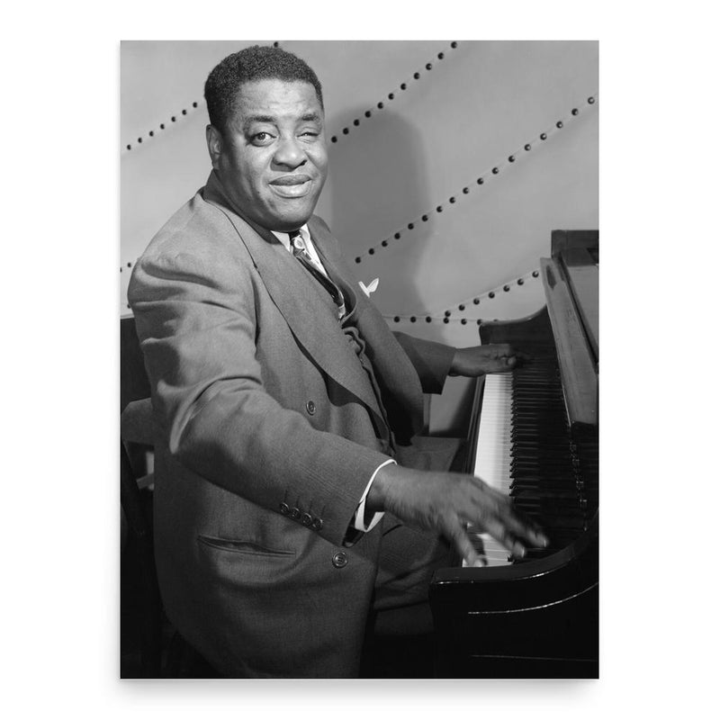 Art Tatum poster print, in size 18x24 inches.