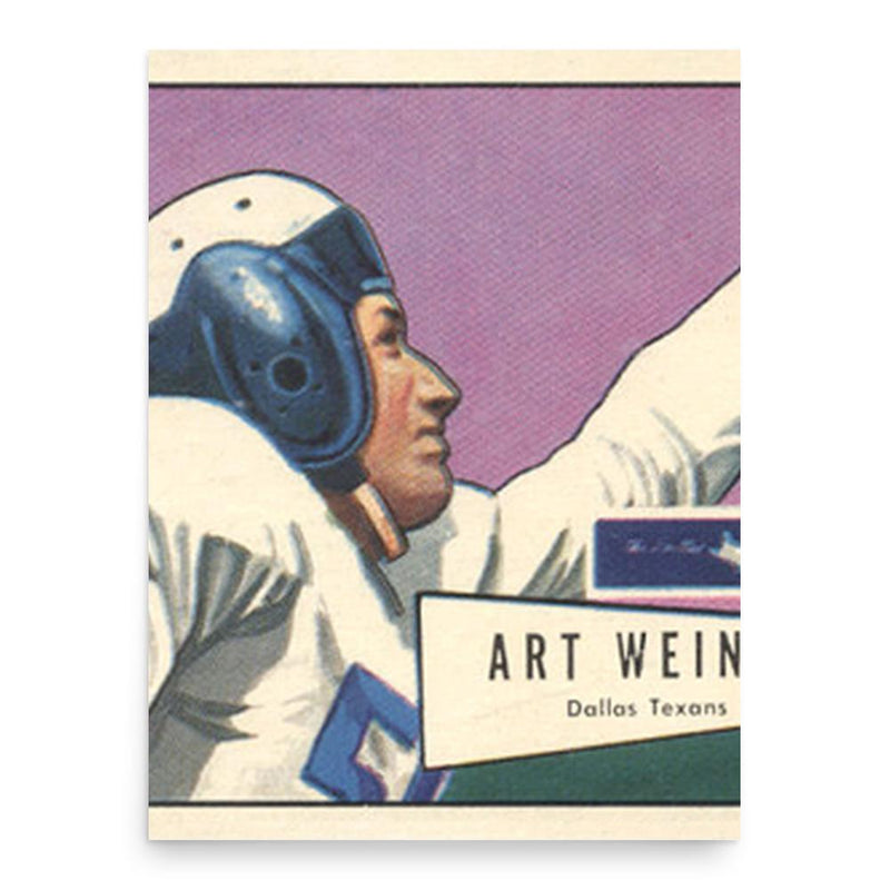Art Weiner poster print, in size 18x24 inches.