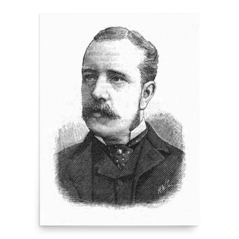 Arthur Appleby poster print, in size 18x24 inches.