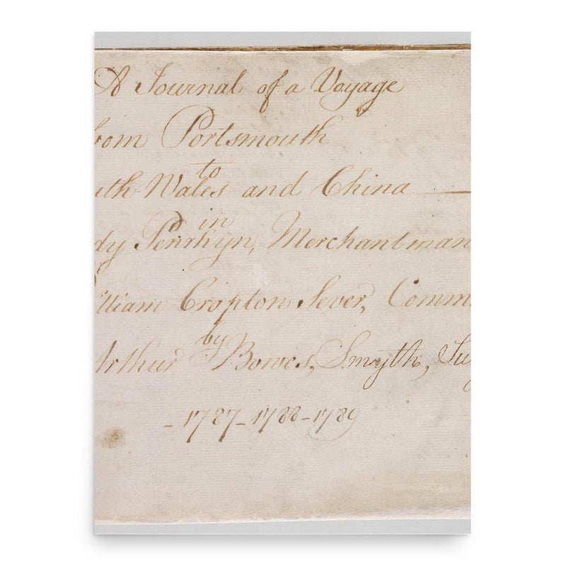 Arthur Bowes Smyth poster print, in size 18x24 inches.