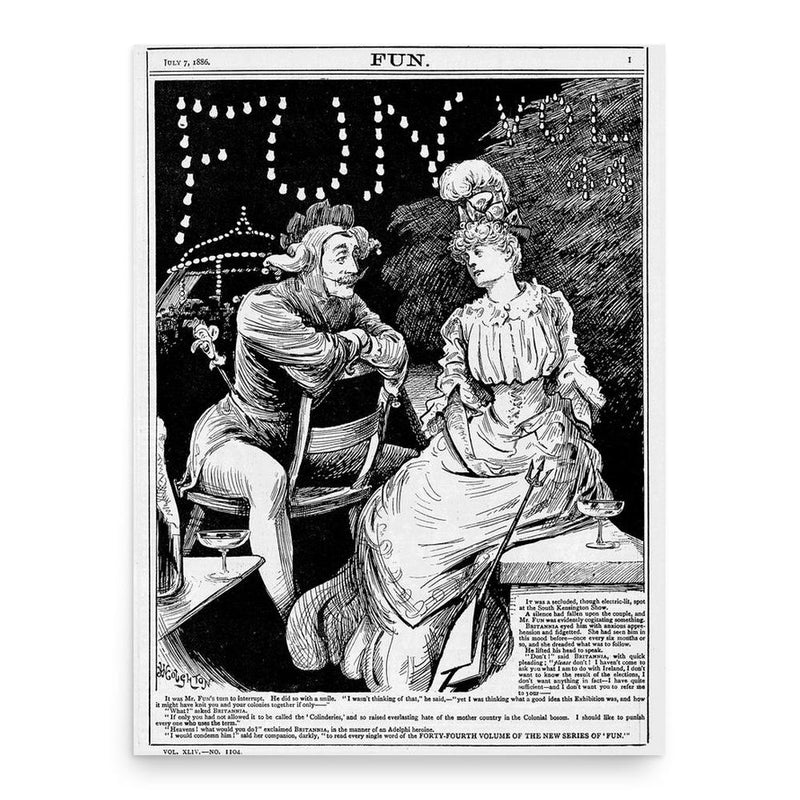 Arthur Boyd Houghton poster print, in size 18x24 inches.